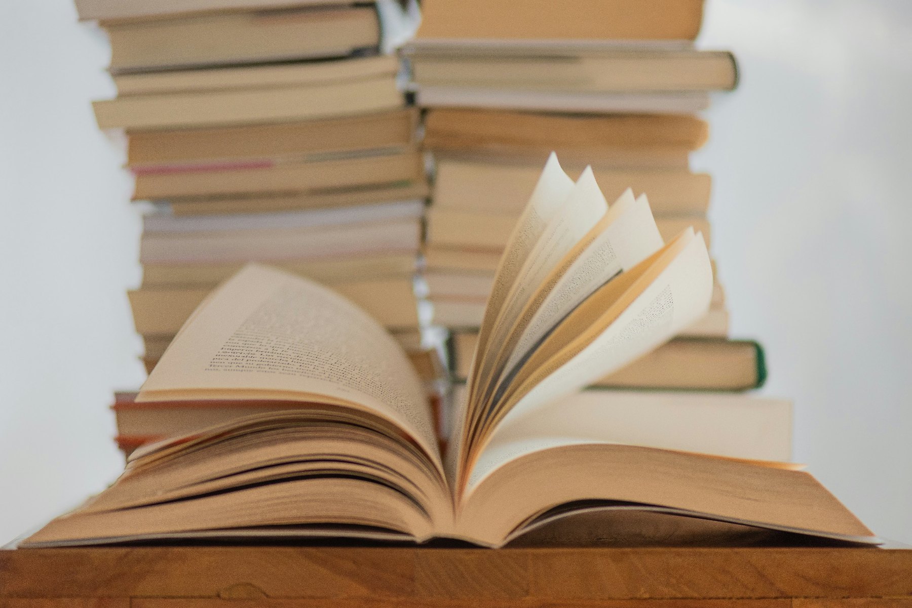 Open books representing information and professional resources